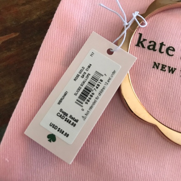 Kate Spade ♠️ Rose Gold Hinge Bangle - Picture 2 of 3